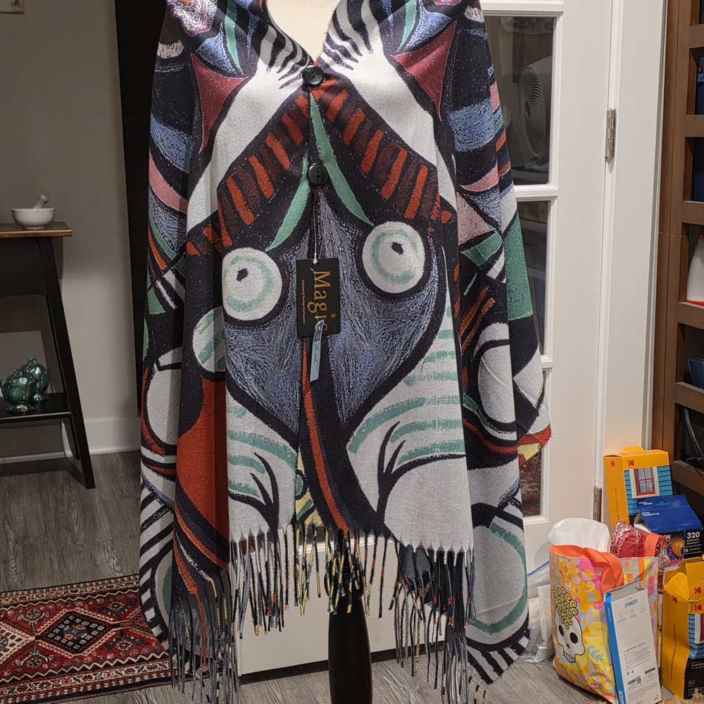 Multicolor Artistic Shawl